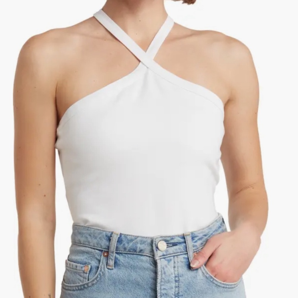 Cross Front Halter Top